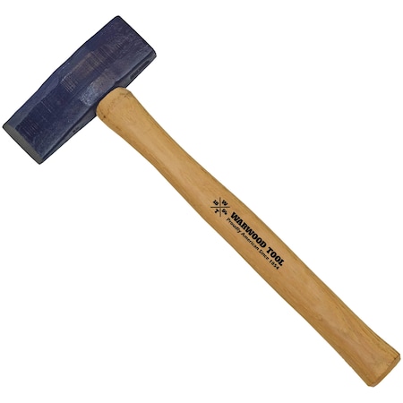 Warwood Tool 4 lb Mason Hammer, 16 Hickory Handle 12821